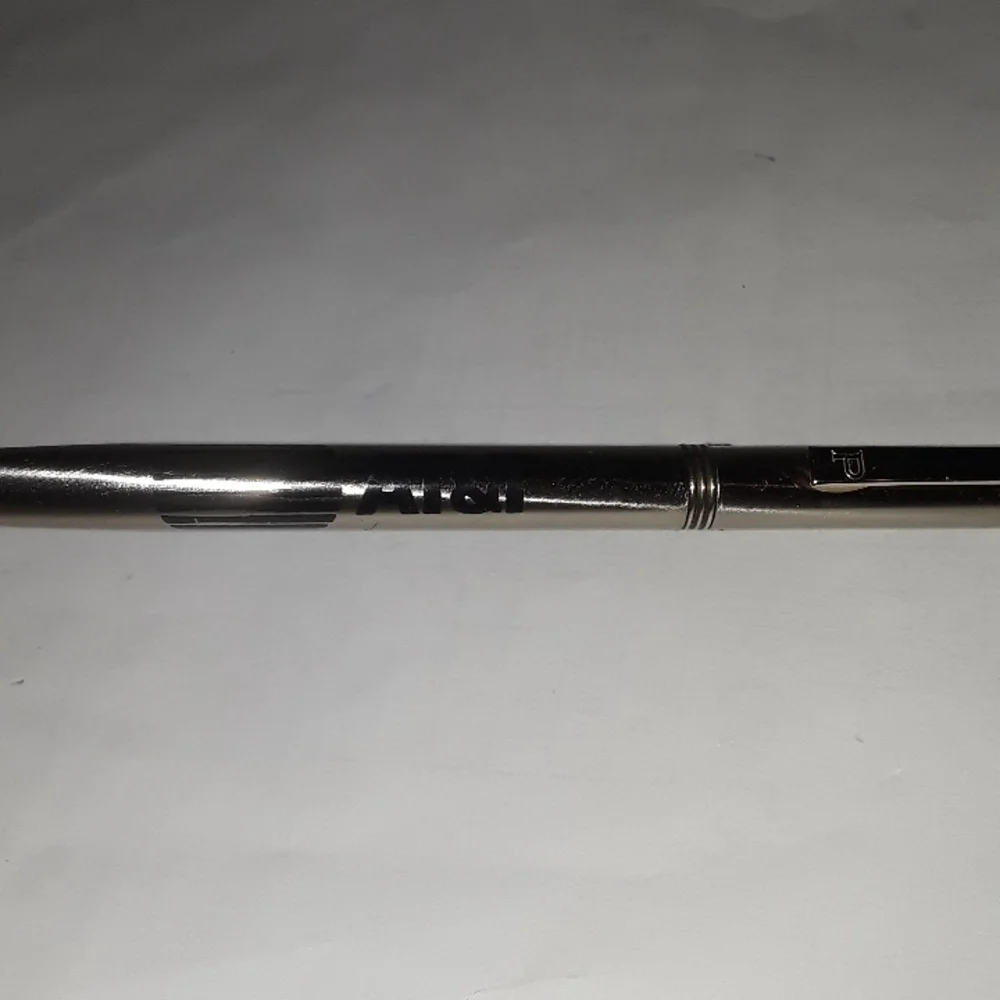 RARE VINTAGE AT&T ALL STAINLESS STEEL PARKER PEN WRITES BLUE INK